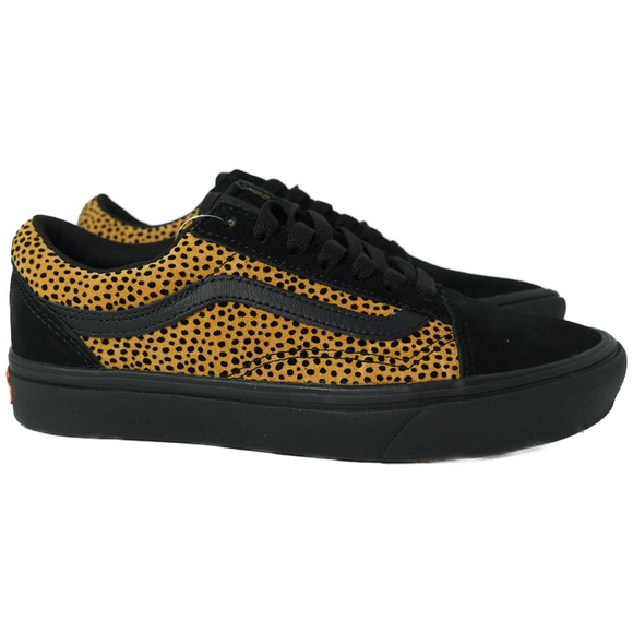 Vans Old Skool Comfycush. Mini Cheetah print. Black & camel tan. Women’s 6. NIB - Picture 8 of 16
